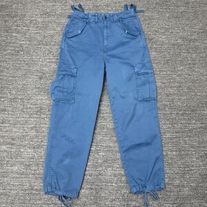 Stylish Blue Cargo Pants for Women